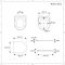 Duoblok Toilet en Wastafel 50cm met Zuil Wit | Covelly