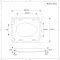 Duoblok Toilet en Wastafel 60cm met Zuil Wit | Sandford
