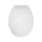 Soft-Close Toiletzitting Bovenbevestiging met Snelsluiting voor Duoblok Toilet - Wit | Belstone