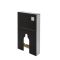 Stortbak Ombouw Staand Dubbele Spoelknop 3/6 Liter Zwart 50cm | Saru