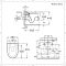 Toilet Hangend Randloos Keramisch met Soft-Close WC-Bril Wit | Kenton