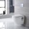 Toilet Hangend Keramisch met Soft-Close WC-Bril Wit | Belstone