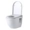 Toilet Hangend Keramisch met Soft-Close WC-Bril Wit | Belstone