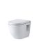 Toilet Hangend Keramisch met Soft-Close WC-Bril Wit | Belstone