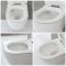 Toilet Hangend Randloos Rond Modern Wit met Softclose WC-bril | Otterton