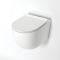 Toilet Hangend Randloos Rond Modern Wit met Softclose WC-bril | Otterton