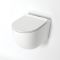 Toilet Hangend Randloos Rond Modern Wit met Softclose WC-bril | Otterton