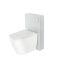 Staand Japans Toilet met Ombouw - Wit | Saru
