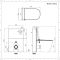 Staand Japans Toilet met Ombouw - Wit | Saru