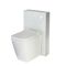 Toiletset - Staand Toilet met 50cm Witte WC-Ombouw, Verborgen Stortbak en Soft-Close Toiletzitting | Saru