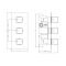 Doucheset - 2-Weg Thermostatische Douchekraan, Douchekop met Muurbevestigde Douchearm, Handdouche Chroom | Kubix