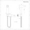Bidet Sproeier Modern Chromen | Kubix
