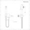 Bidet Sproeier Modern Chromen | Como