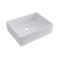 Opzetwastafel Rechthoekig 49cm x 39cm Wit | Haldon