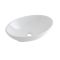 Opzetwastafel Ovaal 52cm x 32cm Wit | Kenton