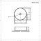 Opzetwastafel Rond Diameter 39,5cm Wit | Sphere