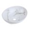 Opzetwastafel Ovaal 40,5cm x 33cm (Geen Kraangaten) - Marmereffect | Kenton