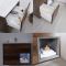 Badkamermeubel Set Hangend 60 cm Donker Eiken Incl Wastafelmeubel + Toilet + Stortbak + Ombouw + Spiegel - incl/excl. LED - Hoxton