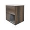 Badkamermeubel Set Hangend 60 cm Donker Eiken Incl Wastafelmeubel + Toilet + Stortbak + Ombouw + Spiegel - incl/excl. LED - Hoxton