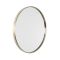 Wandspiegel Rond 60cm Geborsteld Goud