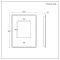 Wandspiegel 60cm x 80cm Modern met LED-Verlichting | Dawson