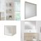 Badkamermeubel Set Hangend 80cm Licht Eiken Incl Wastafelmeubel + Toilet + Stortbak + Ombouw + Open Kast - Incl/excl LED - Hoxton