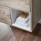Hangend Wastafelmeubel 61cm met Wastafel en Open Plank | Keuze Afwerking, Wastafel en LED-Verlichting | Hoxton