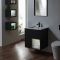 Hangend Wastafelmeubel 61cm met Wastafel en Open Plank | Keuze Afwerking, Wastafel en LED-Verlichting | Hoxton