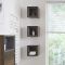Wandkast Open Modern 30cm x 30cm | Keuze Afwerking | Optie voor LED-Verlichting | Hoxton