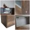 Stortbak Ombouw met Open Schap Donker Eiken 115cm - incl/excl. LED - Hoxton