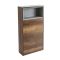 Stortbak Ombouw met Open Schap Donker Eiken 115cm - incl/excl. LED - Hoxton