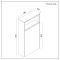 Stortbak Ombouw met Open Schap Donker Eiken 115cm - incl/excl. LED - Hoxton