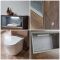 Staand Toilet met Stortbak en WC-Ombouw - Donker Eiken | Optie LED-Verlichting | Hoxton