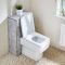 WC-ombouw 50cm met Exton Toilet | Keuze Afwerking WC-ombouw en Spoelknop | Cluo