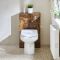 WC-ombouw 50cm met Covelly Toilet | Keuze Afwerking WC-ombouw en Spoelknop | Cluo
