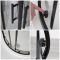 Douchecabine Kwadrant 90cm Zwart Profiel | Keuze Afwerking Douchebak | Nox
