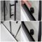 Douchecabine Zwart met Schuifdeur en Douchebak Wit | Kies de Afmeting | Nox