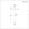 Douchearm Plafondbevestiging Modern - Chroom | Como