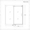 Badschuifwand 2-Delig 170cm x 140cm Chromen Profiel | Portland