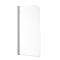 Badwand Afgerond Draaibaar 80cm x 140cm | Keuze Afwerking