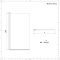 Badwand Gehoekt Draaibaar 80cm x 140cm Antiek Messing Profiel | Alama