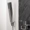 Badmengkraan 2-Gats Modern met Watervaluitloop, Handdouche en Handdouchehouder Chroom | Parade
