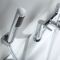 Badmengkraan 2-Gats met Handdouche Modern - Chroom | Como