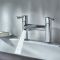 Badmengkraan 2-Gats Modern - Chroom | Como