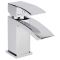 Opzetwastafel 41cm x 41cm Modern Wit met 1-Gats Wastafelmengkraan Chromen | Halwell