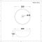 Opzetwastafel Rond Diameter 28cm Wit met Verhoogde Wastafelmengkraan Chromen | Ashbury