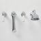 4-gats Badmengkraan en Handdouche Klassiek Steel Handvat | Kies de Afwerking | Elizabeth