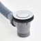 Drukknop Afvoerplug met Overloop voor Bad Chroom | Select