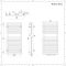 Handdoekradiator CV Modern 83,5cm x 40cm - Wit | Magera