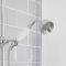 Douchekolom Klassiek Opbouw 2-Weg Thermostatisch met 19cm Ronde Douchekop en Handdouche Chroom en Wit | Elizabeth